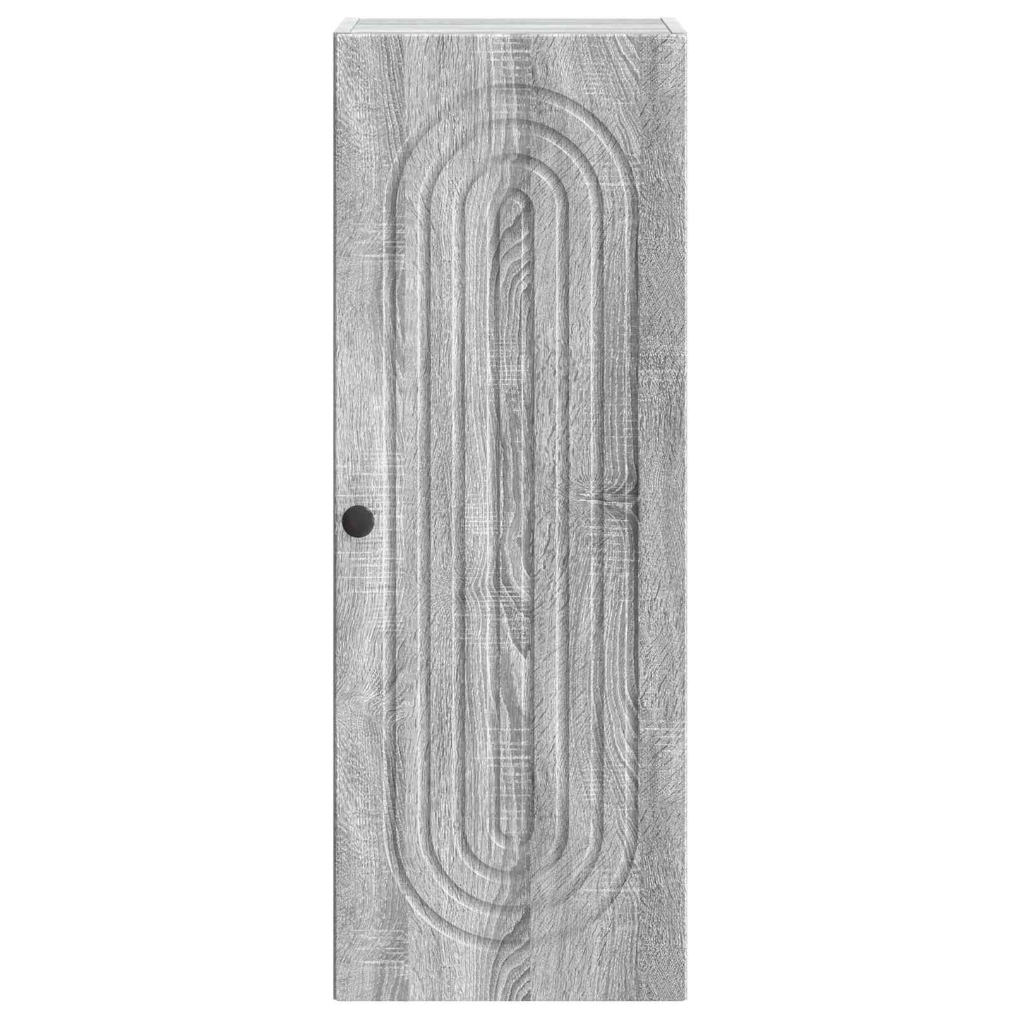 vidaXL Wall-Mounted Cabinet Grey Sonoma 33 x 34.5 x 90 cm