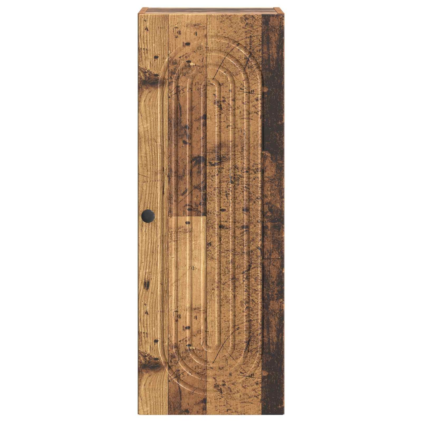 vidaXL Wall-Mounted Cabinet Old Wood 33 x 34.5 x 90 cm Engineered Wood