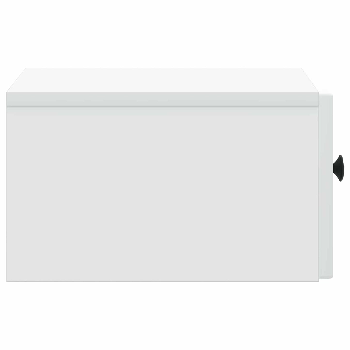 vidaXL Wall-Mounted Bedside Cabinet White 33 x 34.5 x 20 cm
