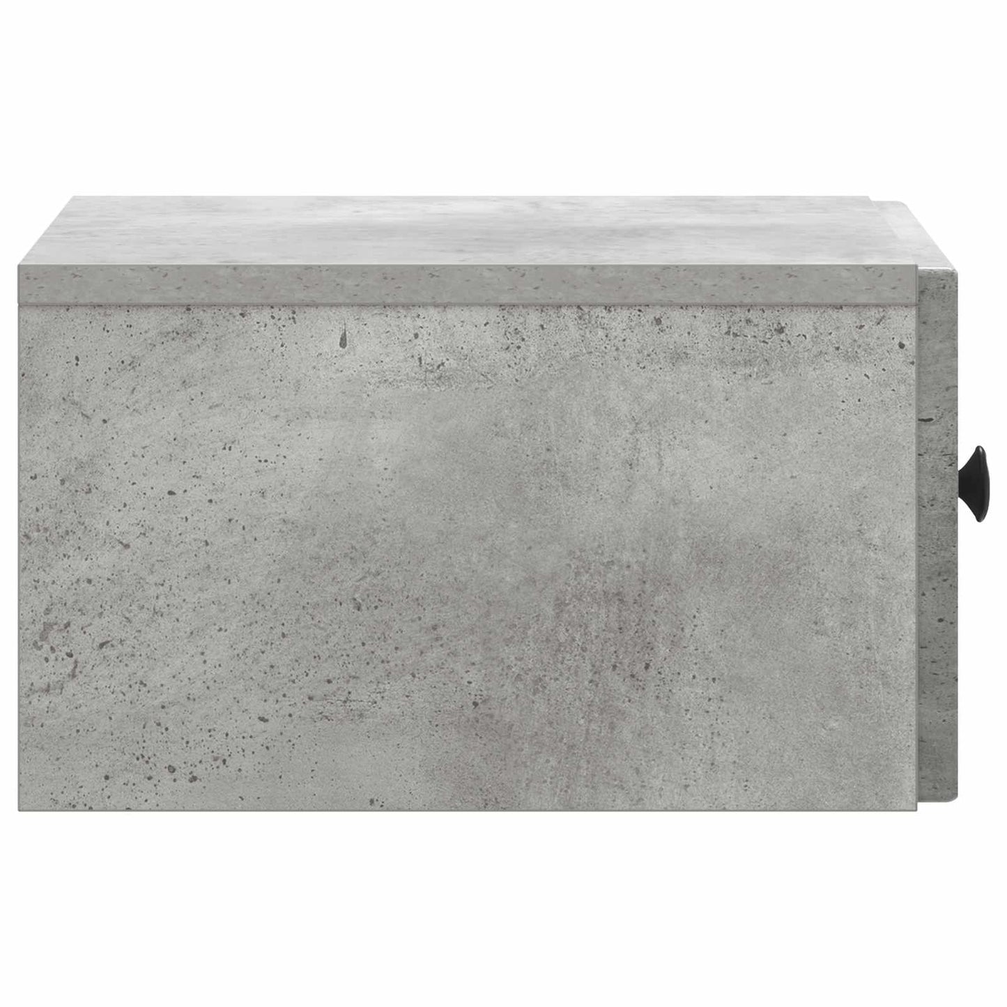 vidaXL Wall-Mounted Bedside Cabinet Concrete Grey 33 x 34.5 x 20 cm