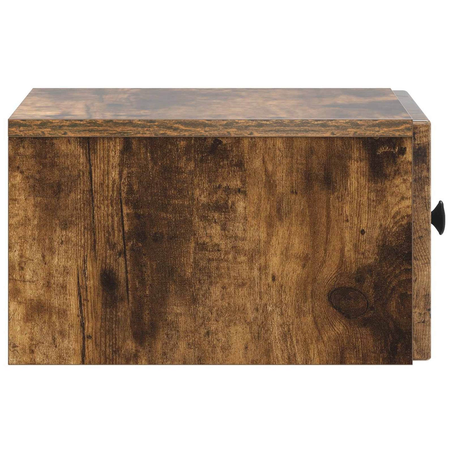 vidaXL Wall-Mounted Bedside Cabinet Smoked Oak 33 x 34.5 x 20 cm
