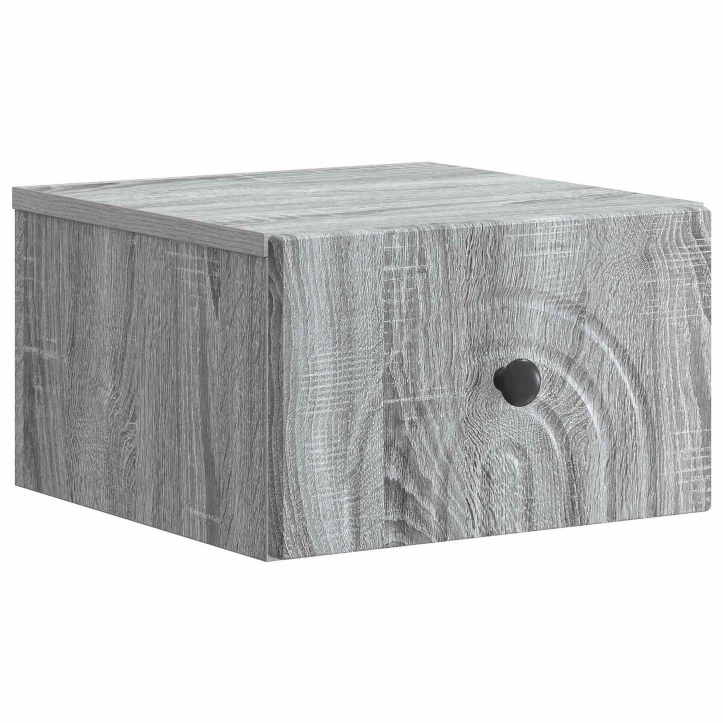 vidaXL Wall-Mounted Bedside Cabinet 2 pcs Grey Sonoma Engineered Wood
