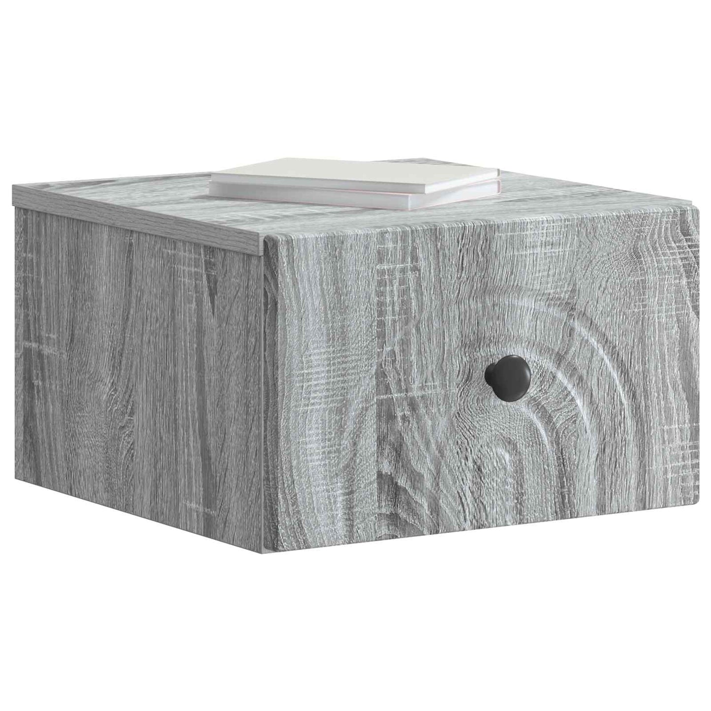 vidaXL Wall-Mounted Bedside Cabinet 2 pcs Grey Sonoma Engineered Wood