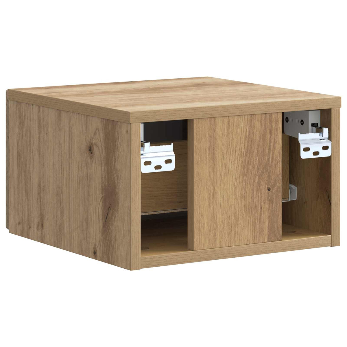 vidaXL Wall-Mounted Bedside Cabinet Artisan Oak 33 x 34.5 x 20 cm