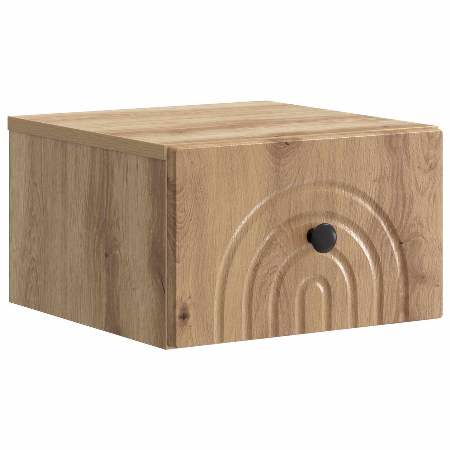 vidaXL Wall-Mounted Bedside Cabinet 2 pcs Artisan Oak