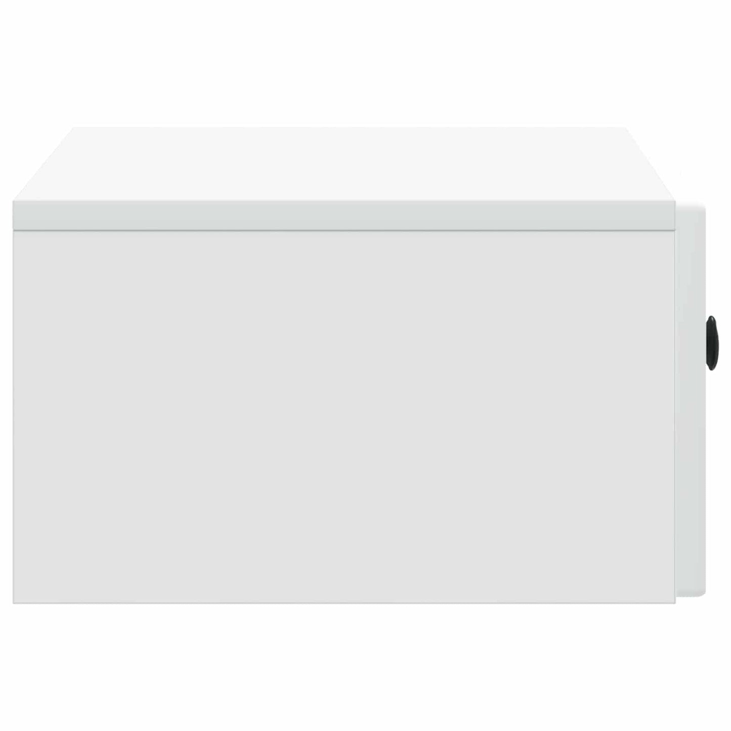 vidaXL Wall-Mounted Bedside Cabinet White 49 x 34.5 x 20 cm