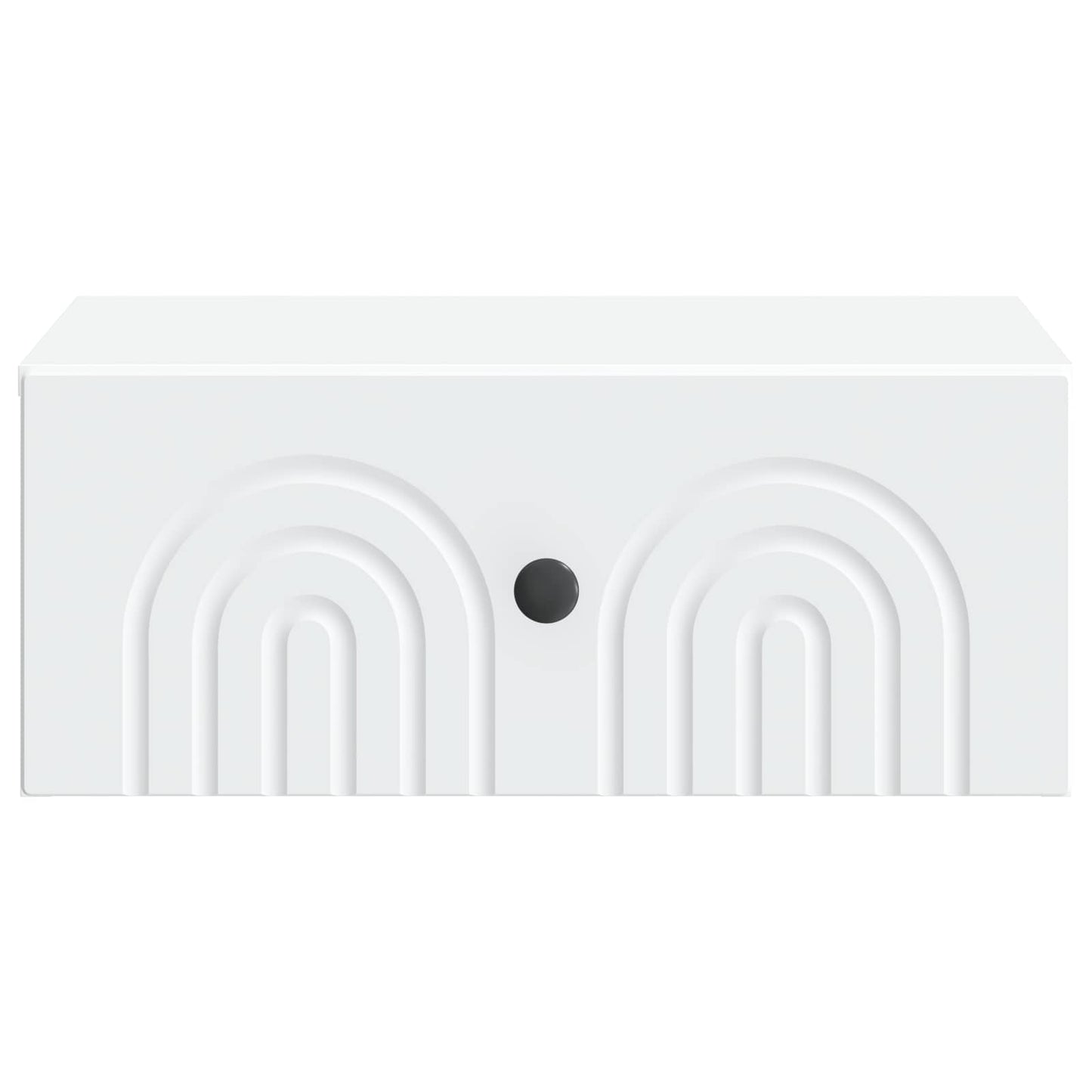vidaXL Wall-Mounted Bedside Cabinet 2 pcs White 49 x 34.5 x 20 cm