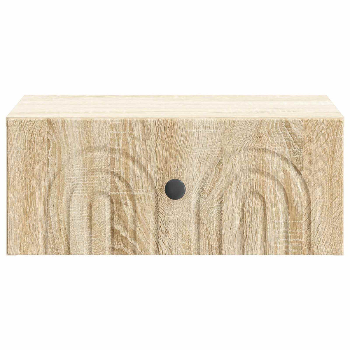 vidaXL Wall-Mounted Bedside Cabinet Sonoma Oak 49 x 34.5 x 20 cm