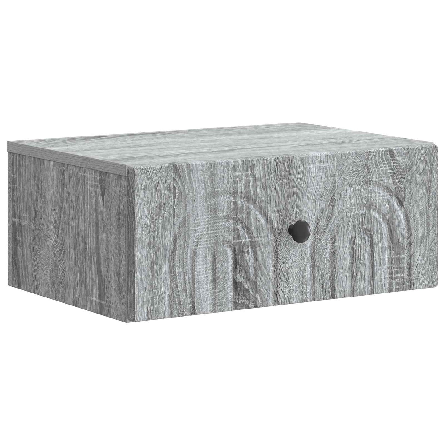 vidaXL Wall-Mounted Bedside Cabinet 2 pcs Grey Sonoma Engineered Wood