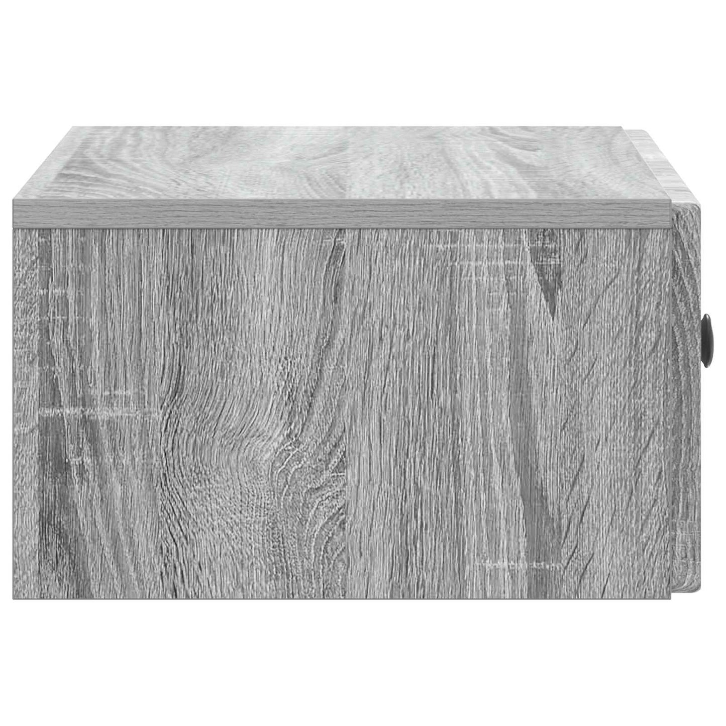 vidaXL Wall-Mounted Bedside Cabinet 2 pcs Grey Sonoma Engineered Wood