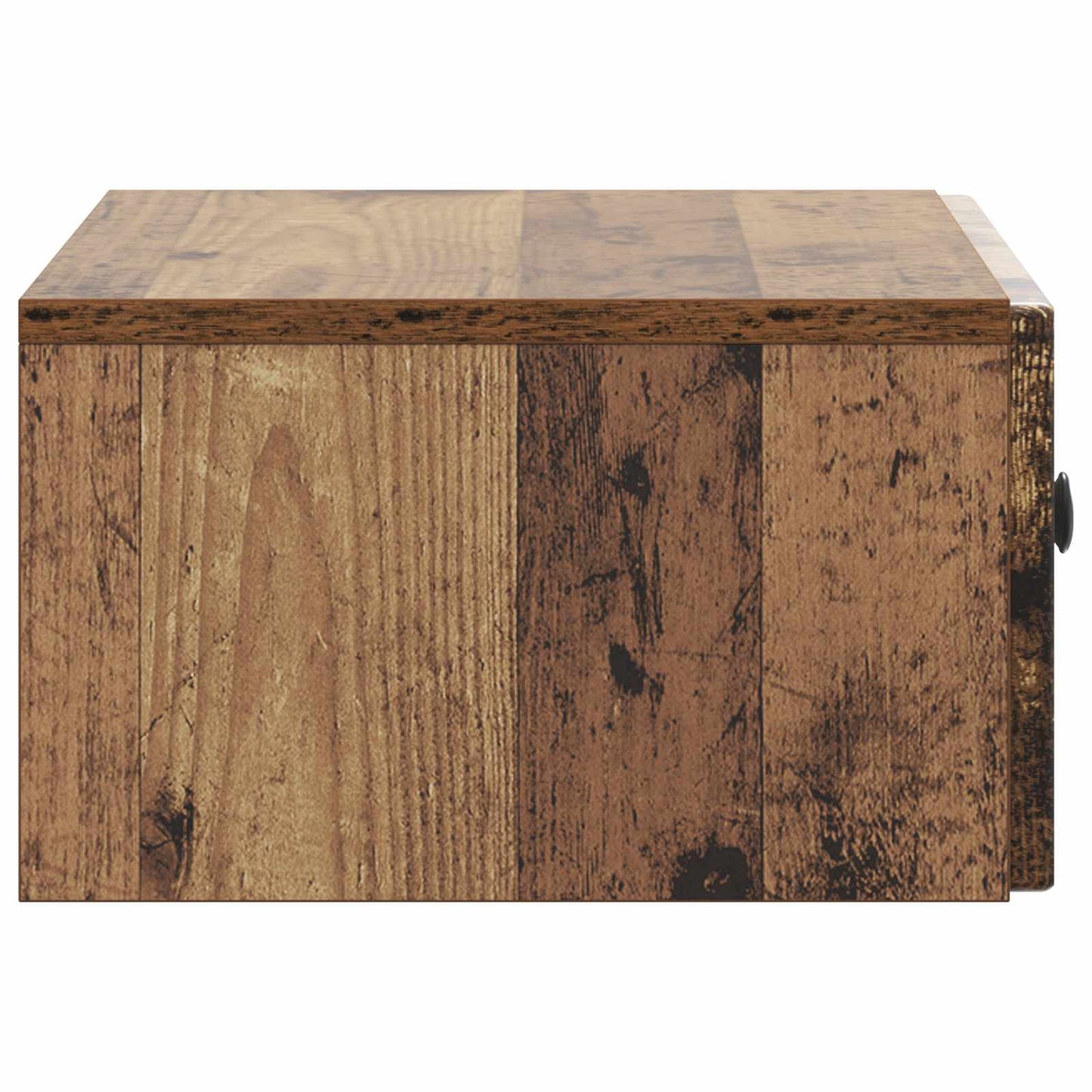 vidaXL Wall-Mounted Bedside Cabinet 2 pcs Old Wood 49 x 34.5 x 20 cm