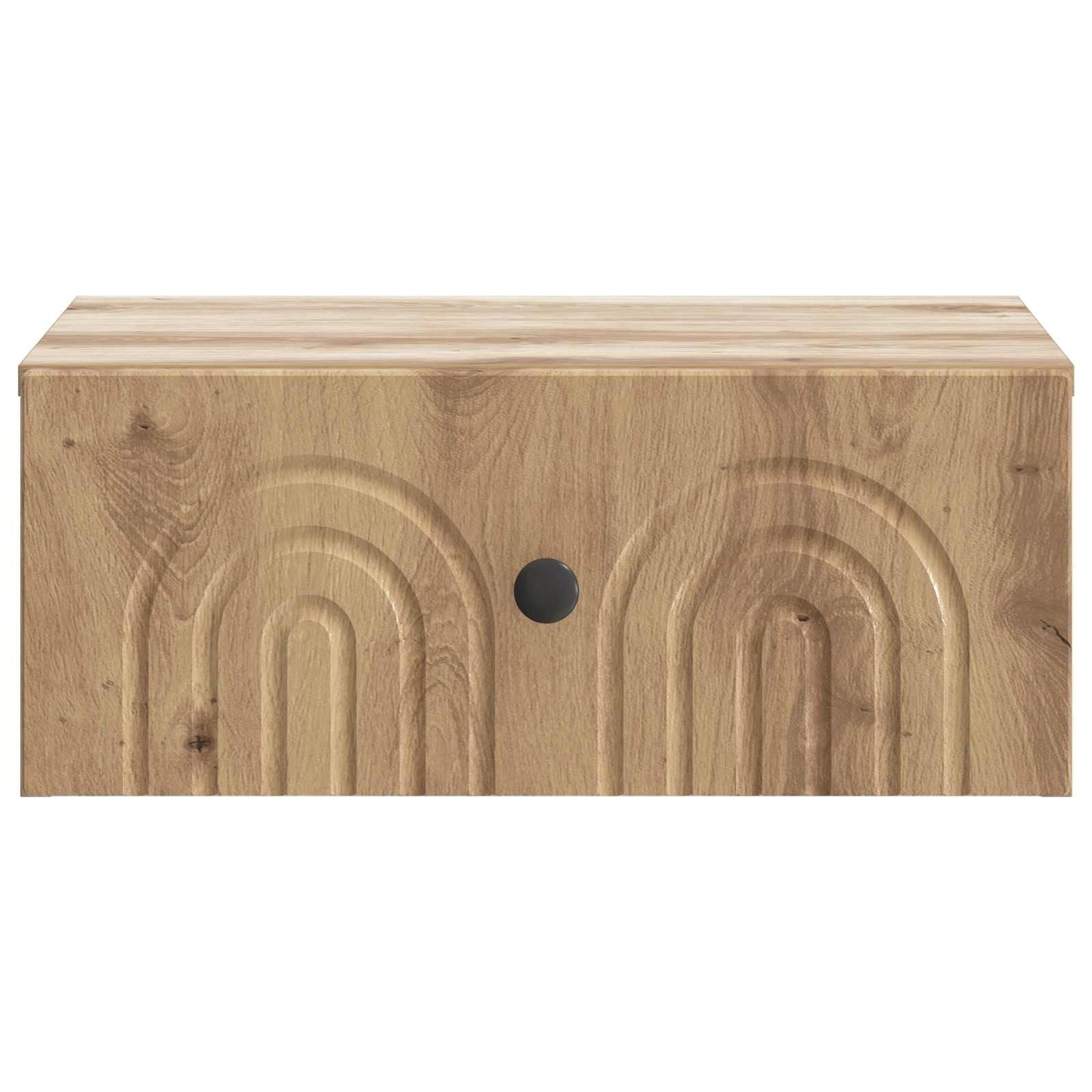vidaXL Wall-Mounted Bedside Cabinet Artisan Oak 49 x 34.5 x 20 cm