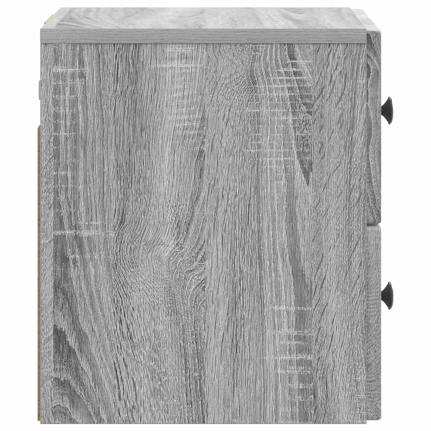 vidaXL Wall-Mounted Bedside Cabinet 2 pcs Grey Sonoma Engineered Wood