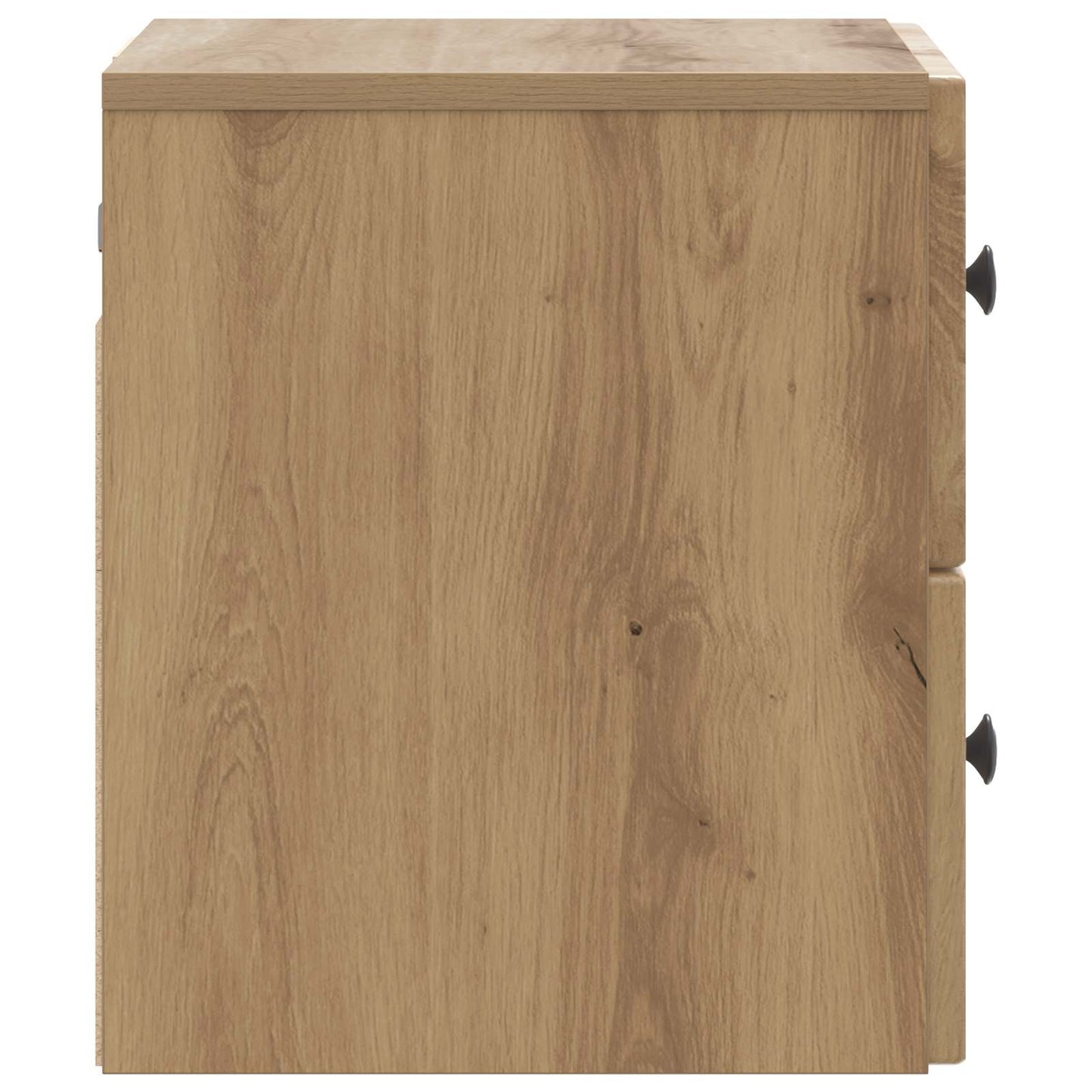 vidaXL Wall-Mounted Bedside Cabinet 2 pcs Artisan Oak