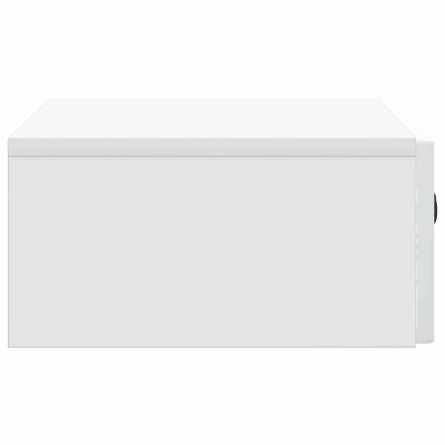 vidaXL Wall-Mounted Side Table White 59 x 34.5 x 17 cm Engineered Wood