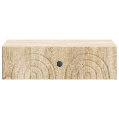 vidaXL Wall-Mounted Side Table 59 x 34.5 x 17 cm Engineered Wood