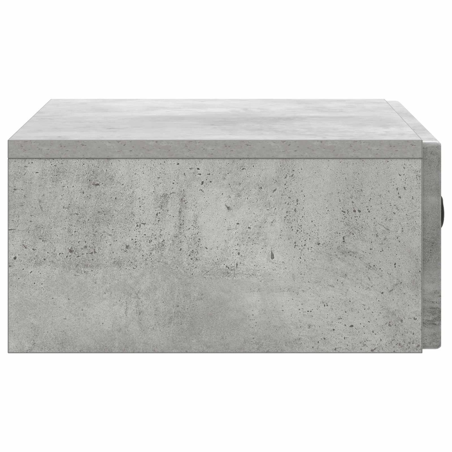 vidaXL Wall-Mounted Side Table Concrete Grey 59 x 34.5 x 17 cm
