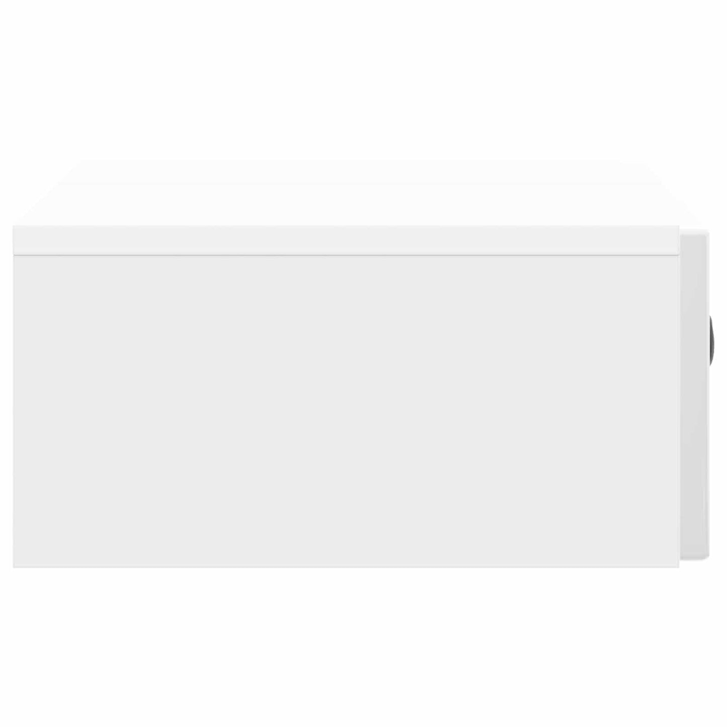vidaXL Wall-Mounted Side Table High Gloss White 59 x 34.5 x 17 cm
