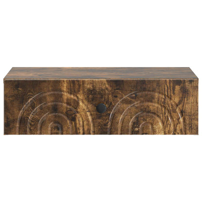 vidaXL Wall-Mounted Side Table 59 x 34.5 x 17 cm Engineered Wood