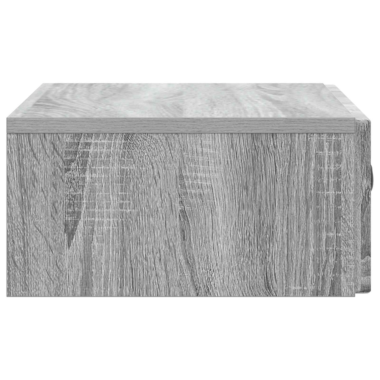 vidaXL Wall-Mounted Side Table Grey Sonoma 59 x 34.5 x 17 cm