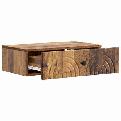 vidaXL Wall-Mounted Side Table 59 x 34.5 x 17 cm Engineered Wood