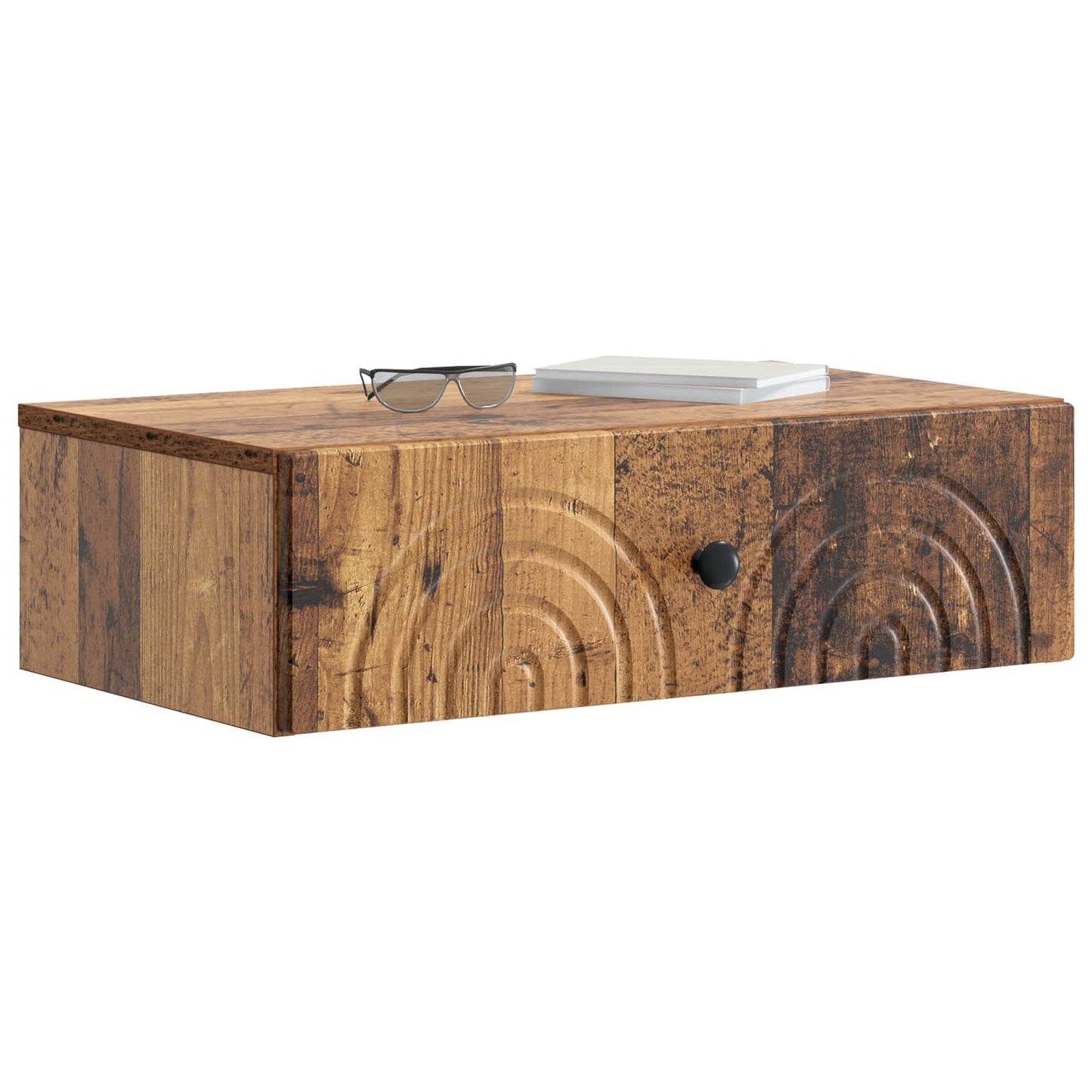 vidaXL Wall-Mounted Side Table 59 x 34.5 x 17 cm Engineered Wood