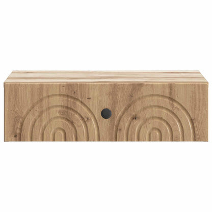 vidaXL Wall-Mounted Side Table 59 x 34.5 x 17 cm Engineered Wood