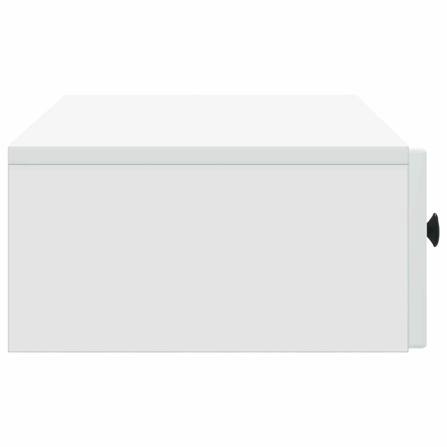 vidaXL Wall-Mounted Side Table Wall-mounted White 87.5 x 34.5 x 17 cm