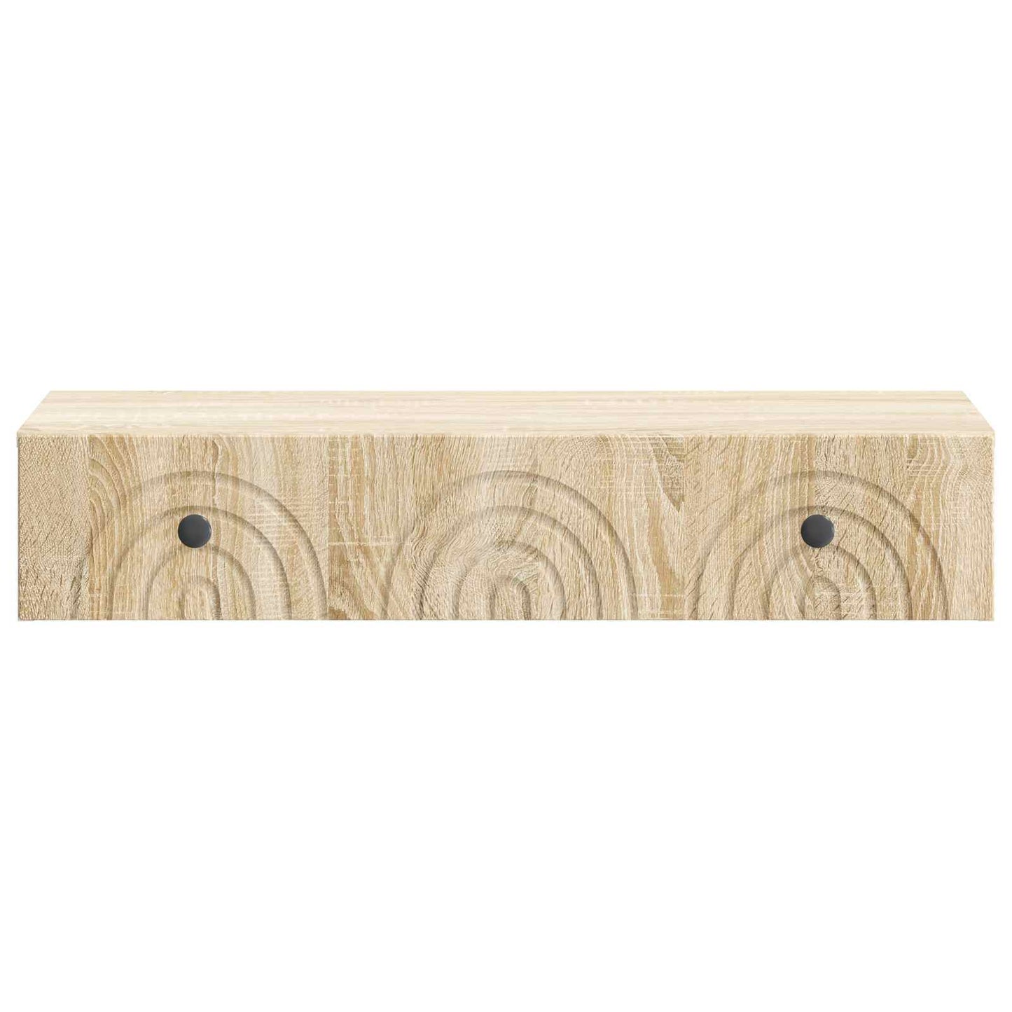 vidaXL Wall-Mounted Side Table Sonoma Oak 87.5 x 34.5 x 17 cm