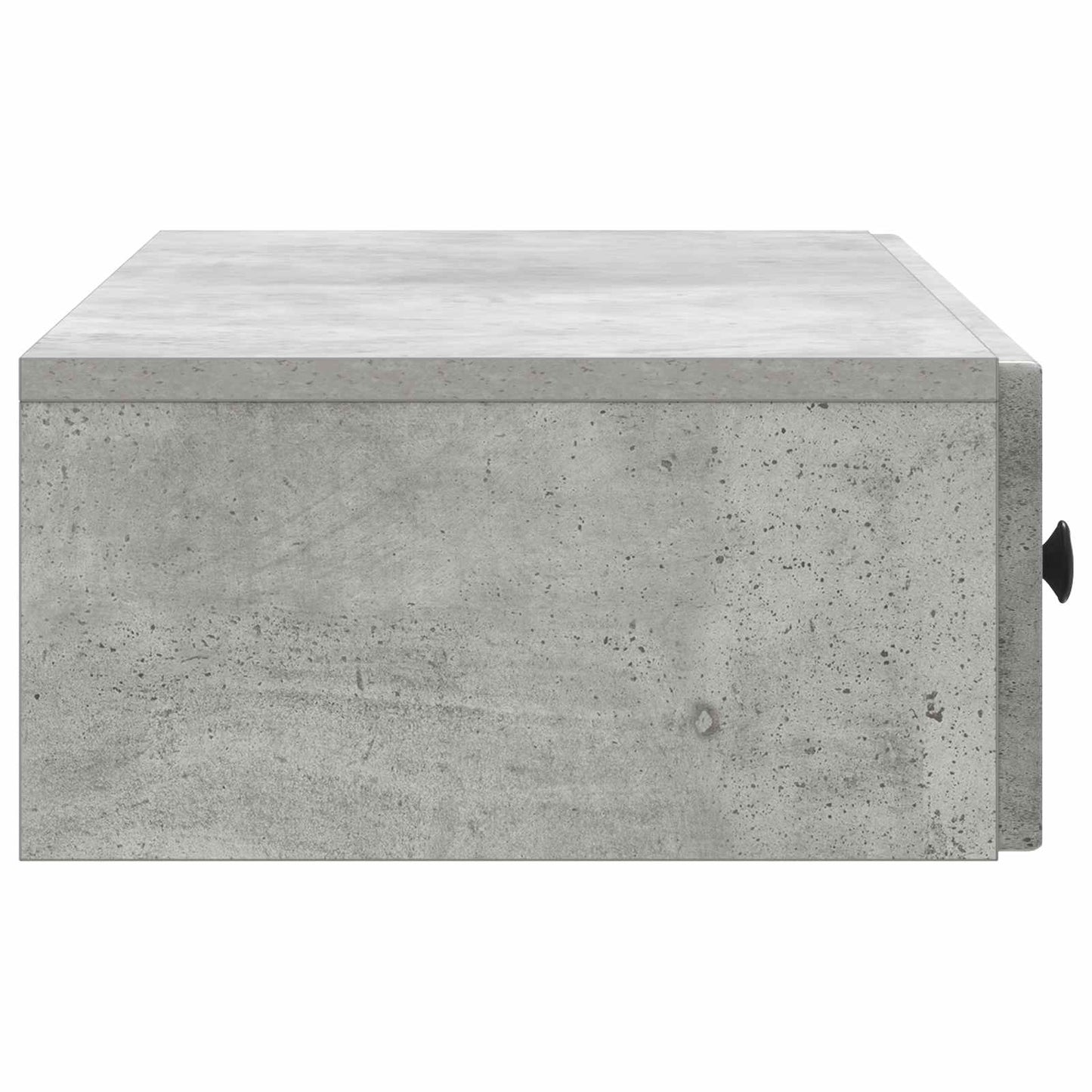 vidaXL Wall-Mounted Side Table Concrete Grey 87.5 x 34.5 x 17 cm