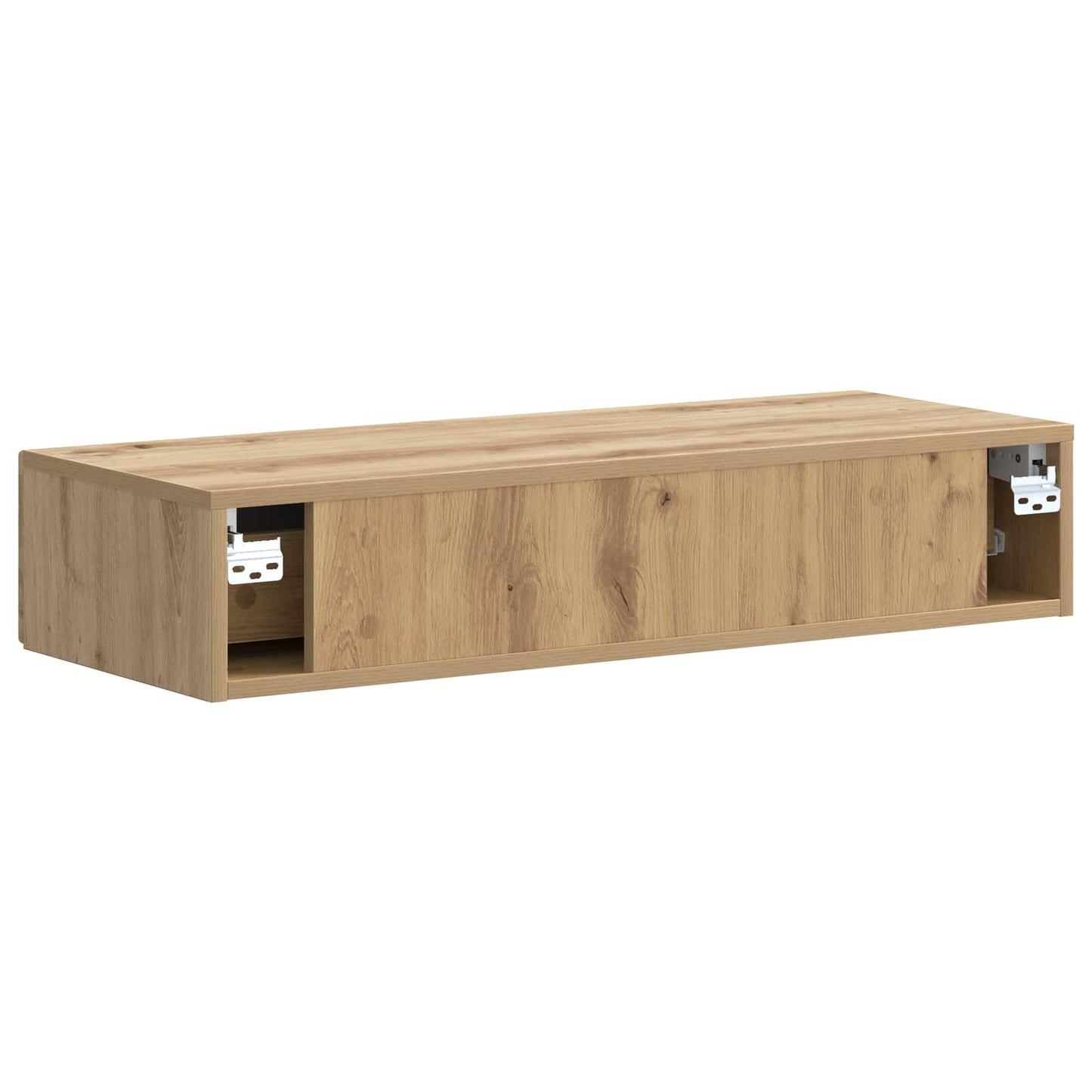 vidaXL Wall-Mounted Side Table Artisan Oak 87.5 x 34.5 x 17 cm