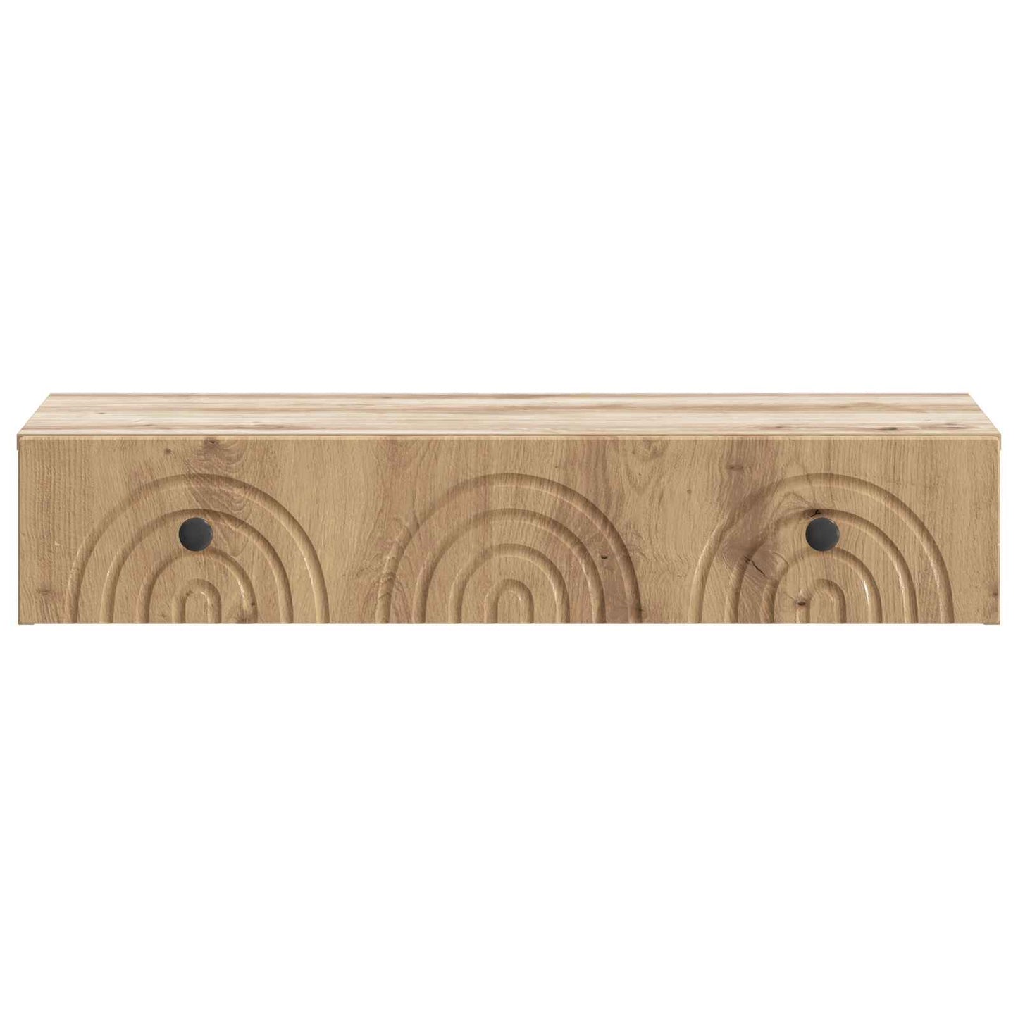 vidaXL Wall-Mounted Side Table Artisan Oak 87.5 x 34.5 x 17 cm
