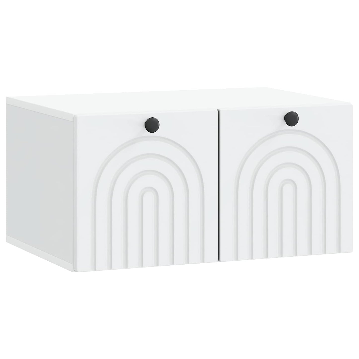 vidaXL Wall-Mounted TV Cabinet White 59.5 x 41 x 30 cm Engineered Wood