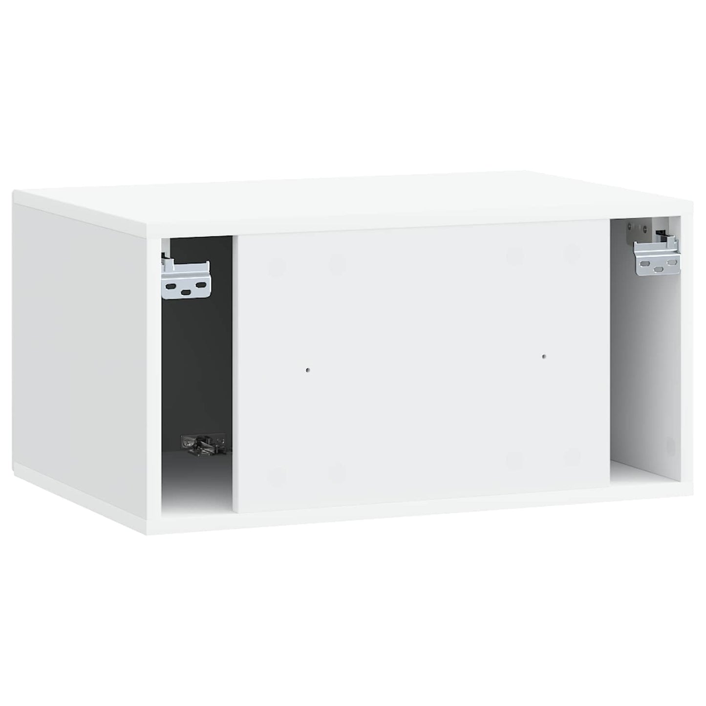 vidaXL Wall-Mounted TV Cabinet White 59.5 x 41 x 30 cm Engineered Wood