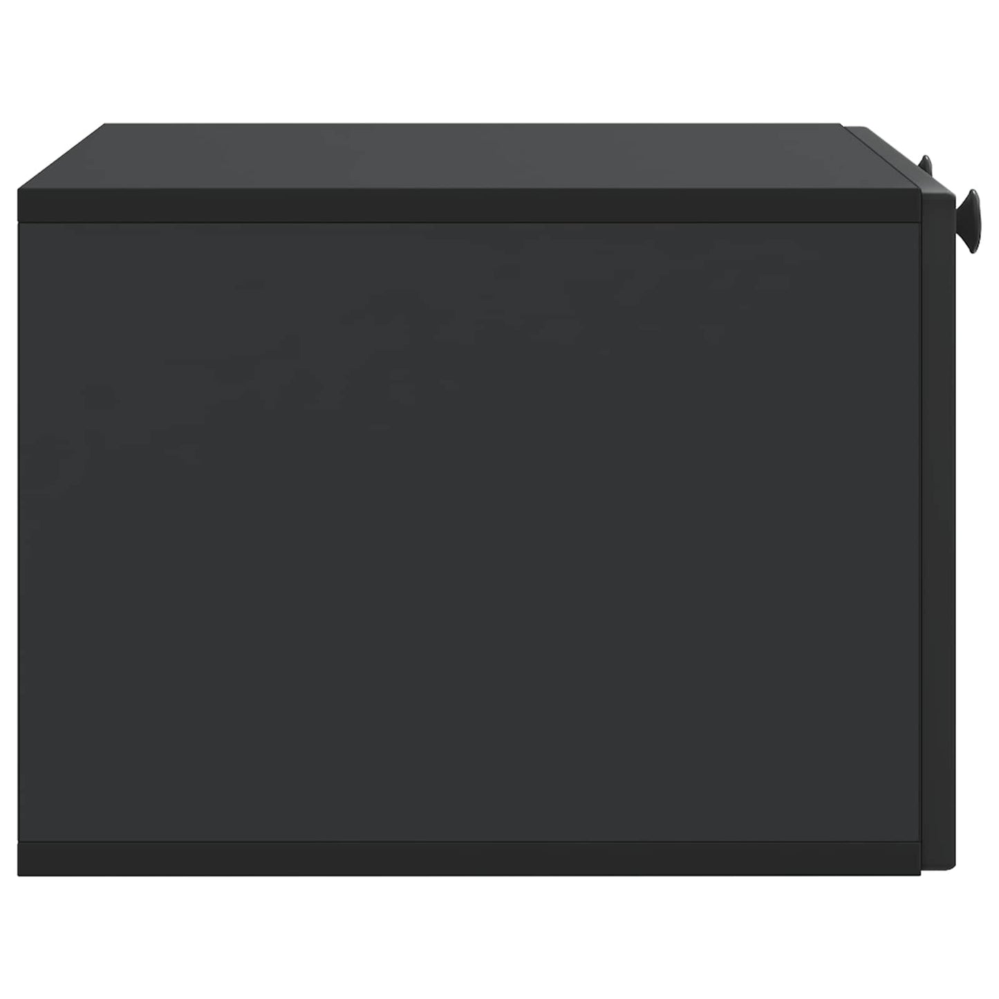 vidaXL Wall-Mounted TV Cabinet Black 59.5 x 41 x 30 cm Engineered Wood