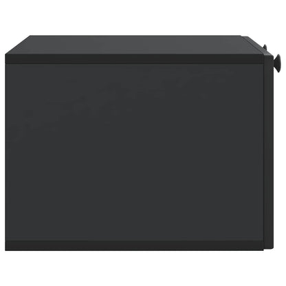 vidaXL Wall-Mounted TV Cabinet Black 59.5 x 41 x 30 cm Engineered Wood