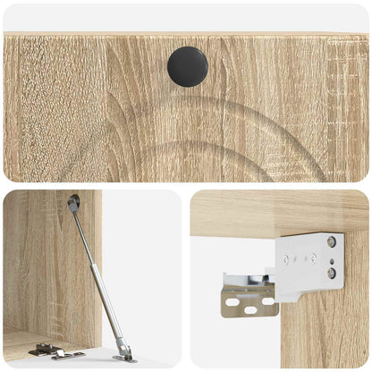 vidaXL Wall-Mounted TV Cabinet Sonoma Oak 59.5 x 41 x 30 cm