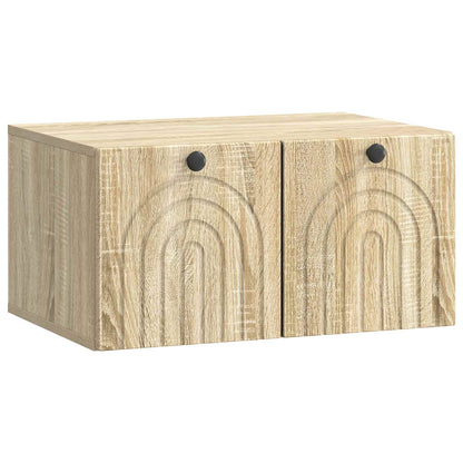 vidaXL Wall-Mounted TV Cabinet Sonoma Oak 59.5 x 41 x 30 cm