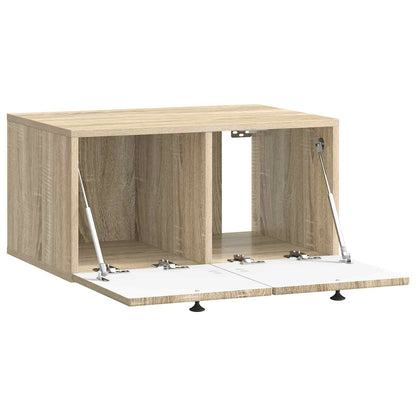 vidaXL Wall-Mounted TV Cabinet Sonoma Oak 59.5 x 41 x 30 cm