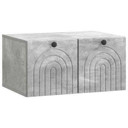 vidaXL Wall-Mounted TV Cabinet Concrete Grey 59.5 x 41 x 30 cm