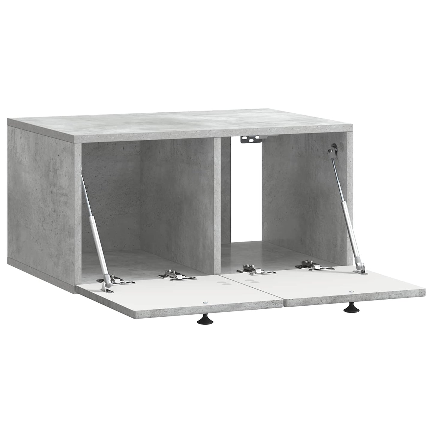 vidaXL Wall-Mounted TV Cabinet Concrete Grey 59.5 x 41 x 30 cm