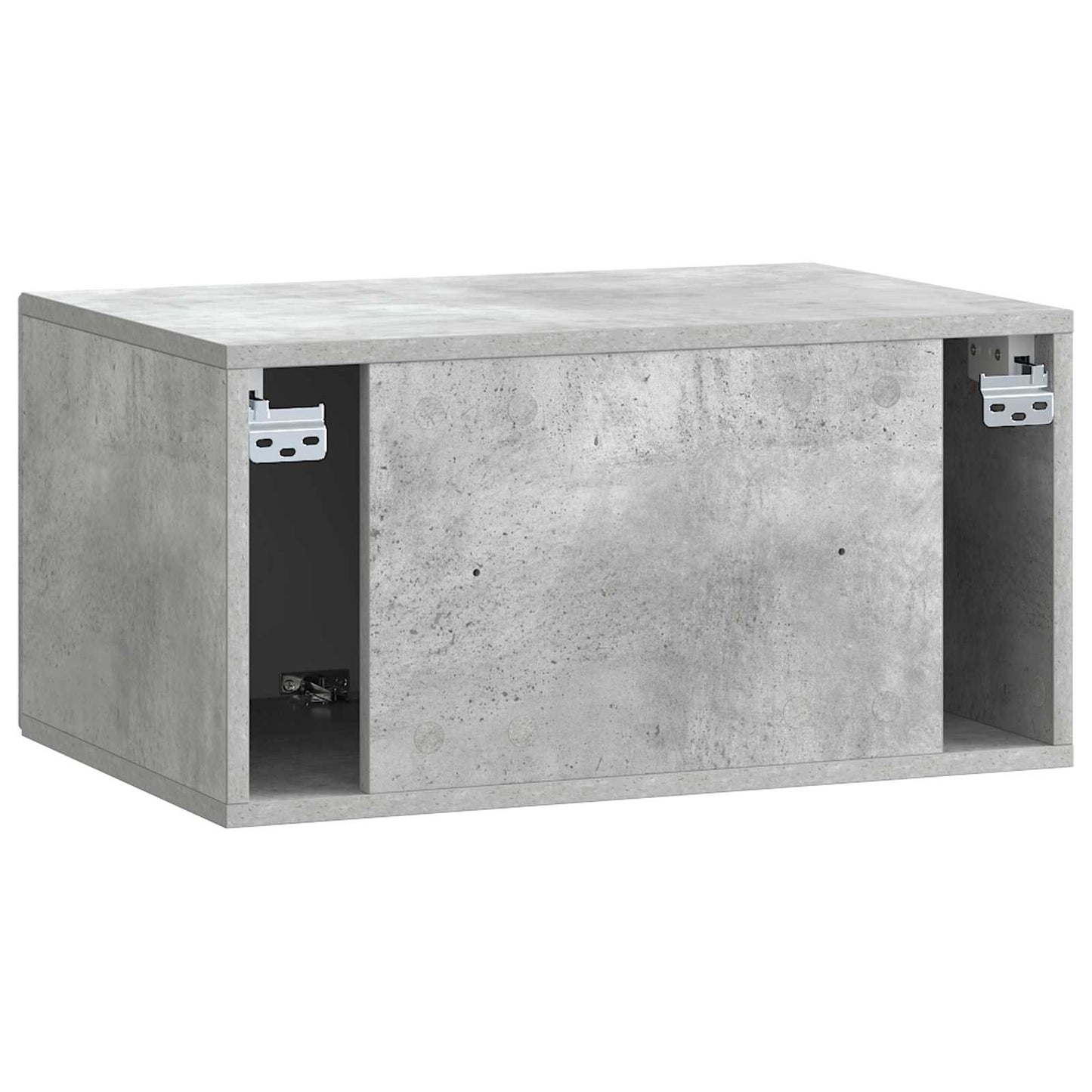 vidaXL Wall-Mounted TV Cabinet Concrete Grey 59.5 x 41 x 30 cm