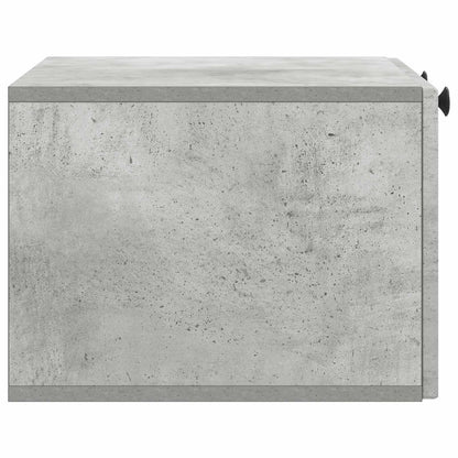 vidaXL Wall-Mounted TV Cabinet Concrete Grey 59.5 x 41 x 30 cm