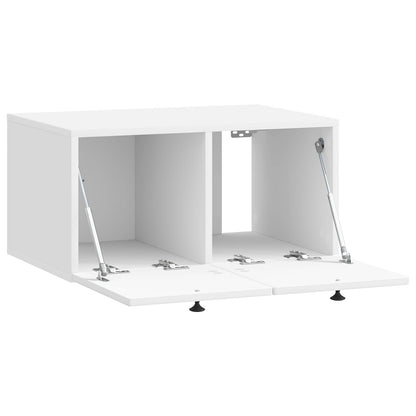 vidaXL Wall-Mounted TV Cabinet High Gloss White 59.5 x 41 x 30 cm