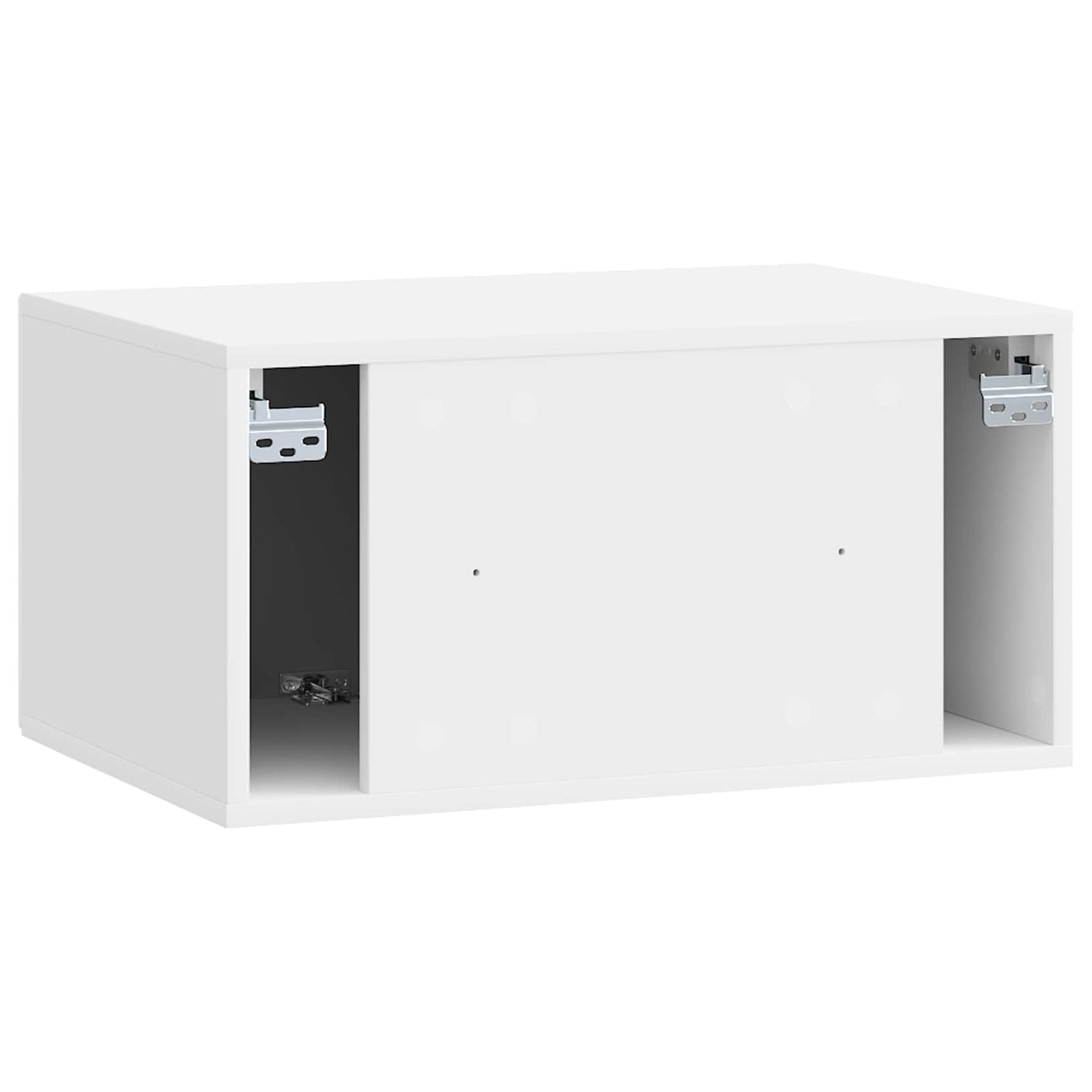 vidaXL Wall-Mounted TV Cabinet High Gloss White 59.5 x 41 x 30 cm