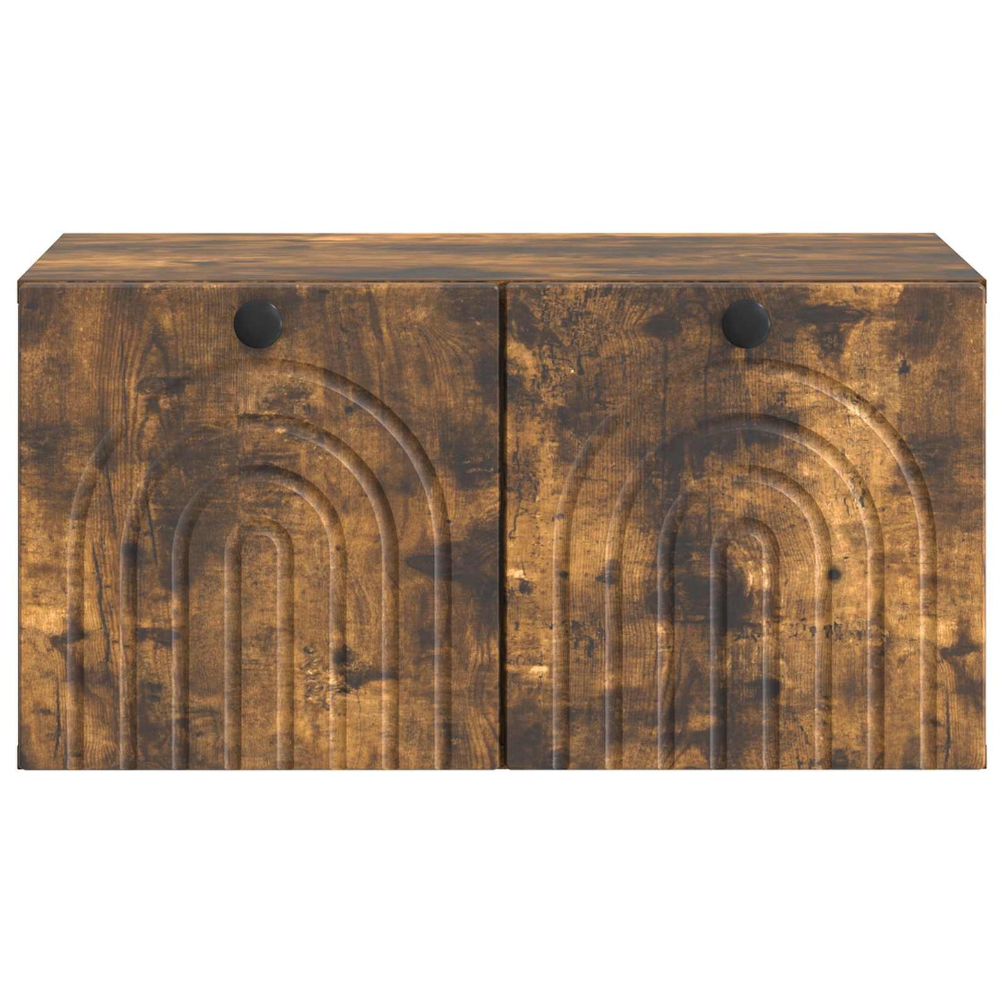 vidaXL Wall-Mounted TV Cabinet Smoked Oak 59.5 x 41 x 30 cm