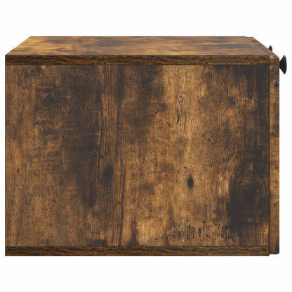 vidaXL Wall-Mounted TV Cabinet Smoked Oak 59.5 x 41 x 30 cm