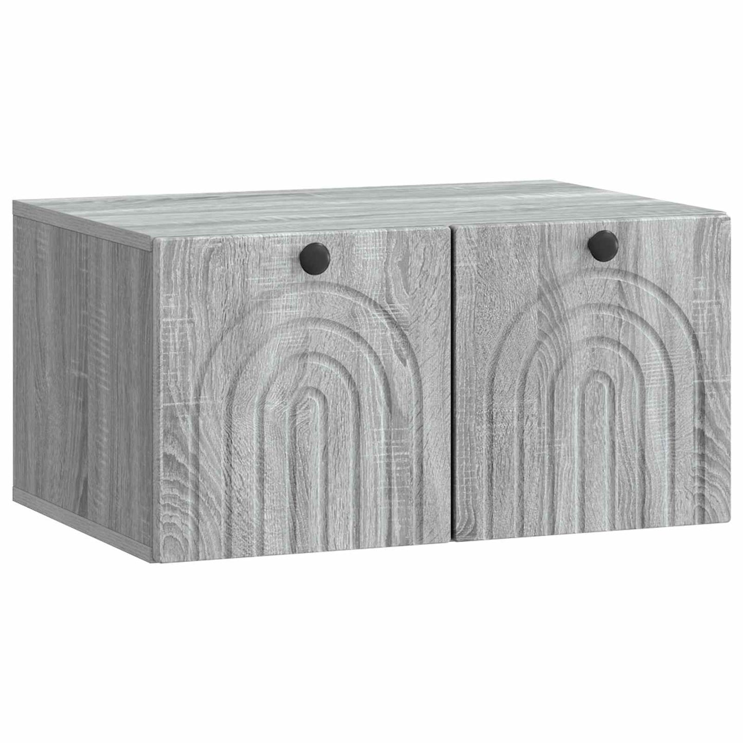 vidaXL Wall-Mounted TV Cabinet Grey Sonoma 59.5 x 41 x 30 cm