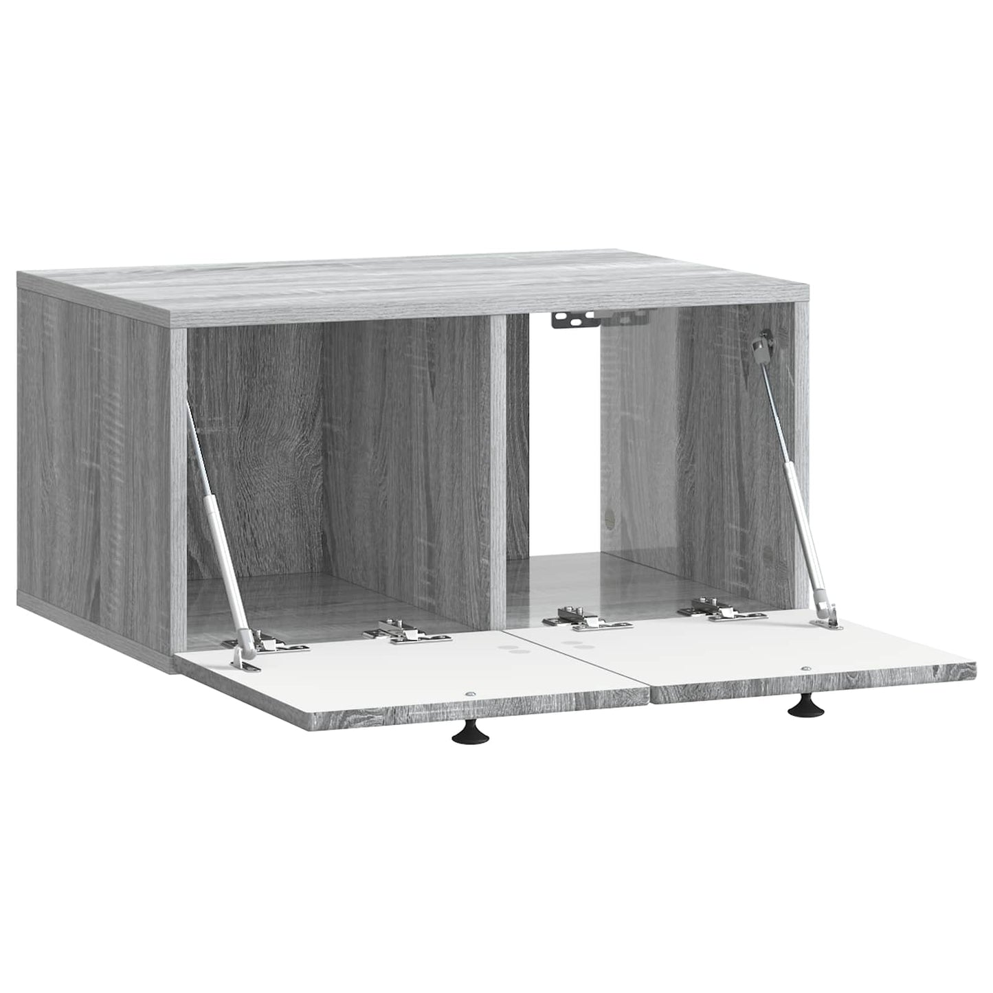 vidaXL Wall-Mounted TV Cabinet Grey Sonoma 59.5 x 41 x 30 cm