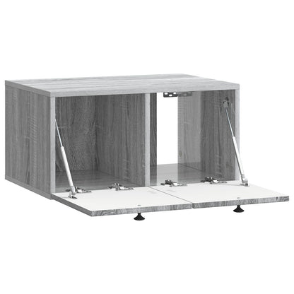 vidaXL Wall-Mounted TV Cabinet Grey Sonoma 59.5 x 41 x 30 cm